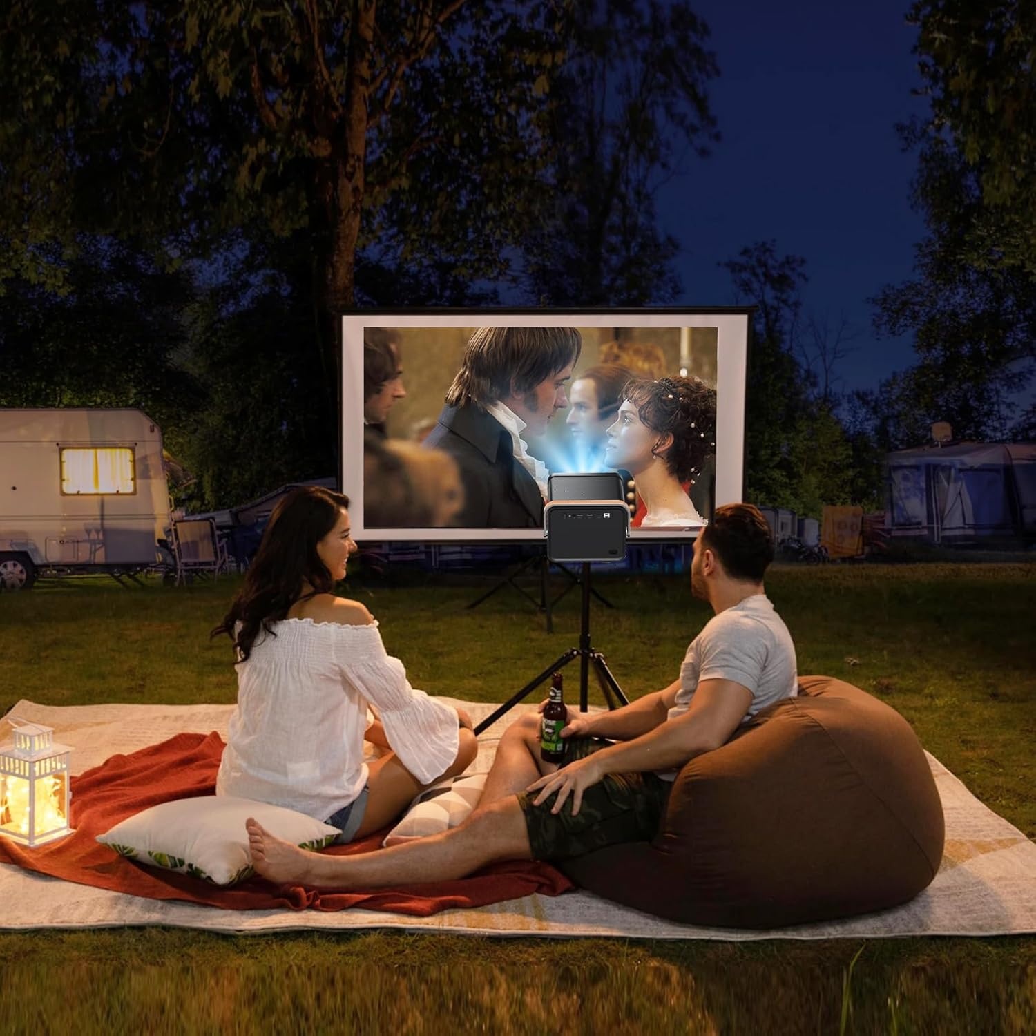 Draagbare Beamer 1080P Android TV | 48% Korting!