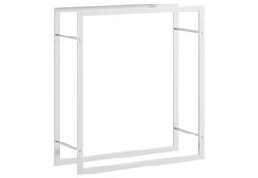 vidaXL Haardhoutrek 80x28x86 cm RVS - 59% Korting