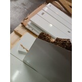 Wastafelkast Hoogglans Wit Bewerkt Hout 80cm - 85% Korting