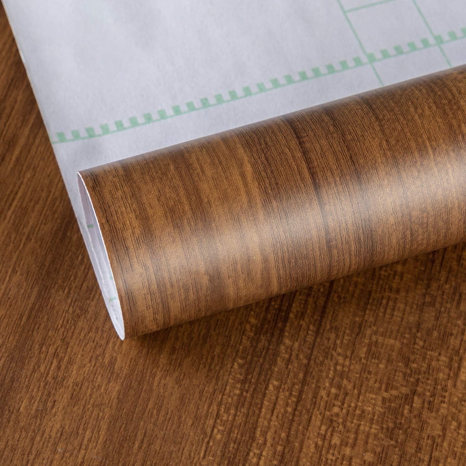 Zelfklevende Meubelfolie Notenhout Bruin (60x500cm) - 62% Korting