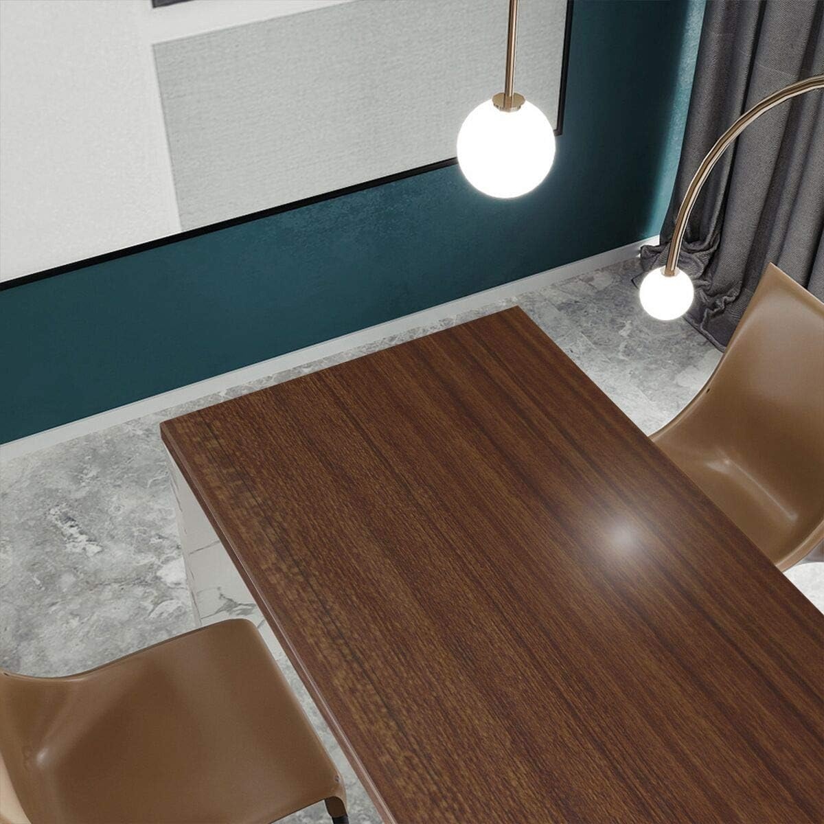 Zelfklevende Meubelfolie Notenhout Bruin (60x500cm) - 62% Korting