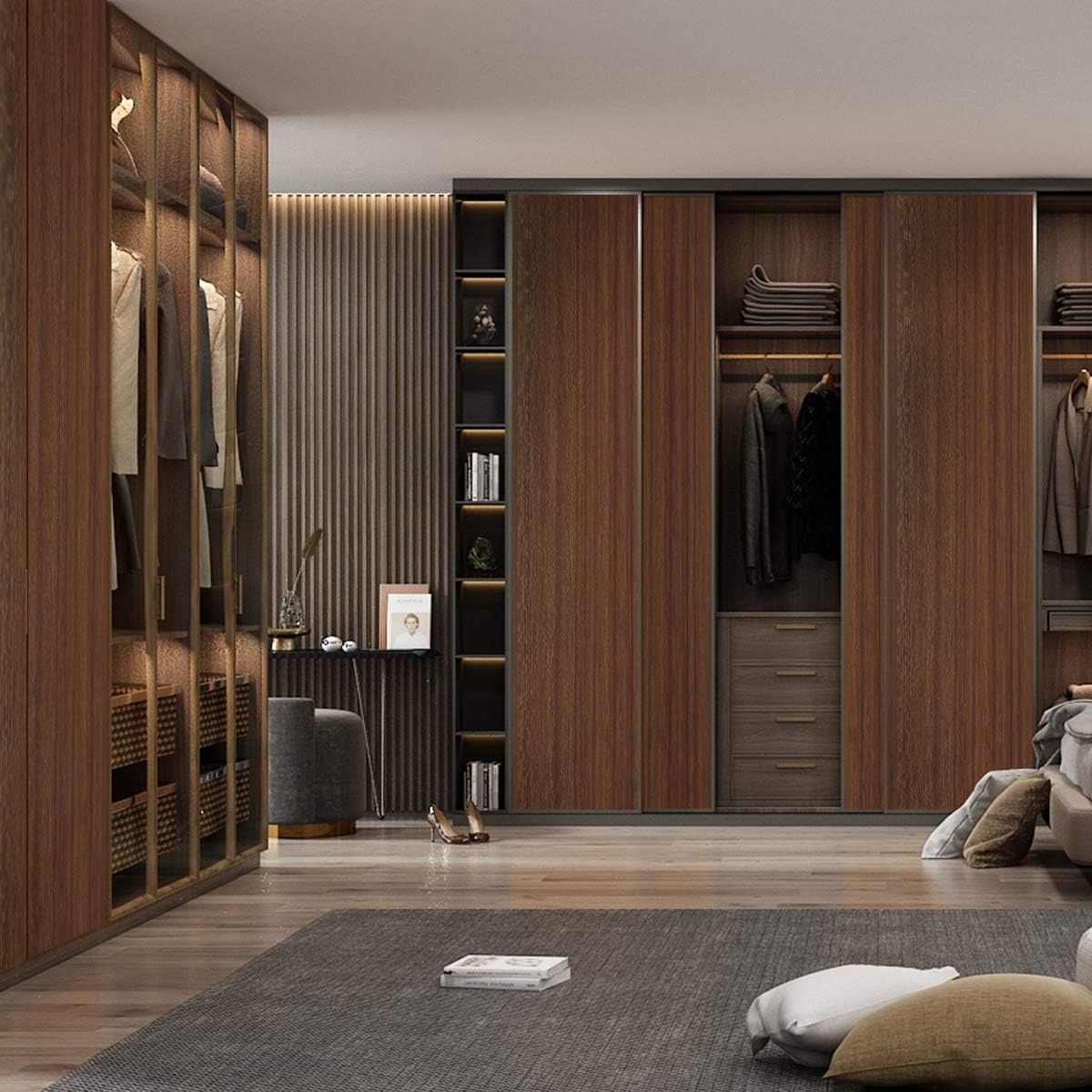 Houtnerf Meubelfolie Bruin Mat - 40% Korting!