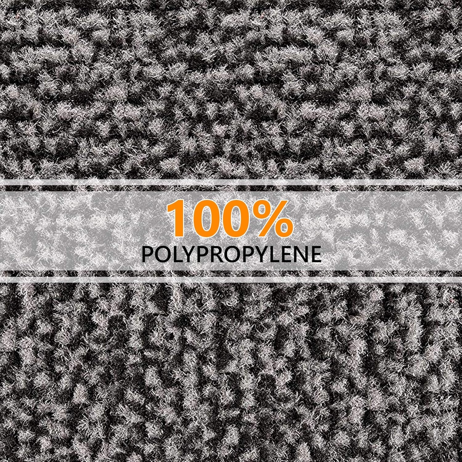 Deurmat Zwart Antraciet 90x150cm - 52% Korting!