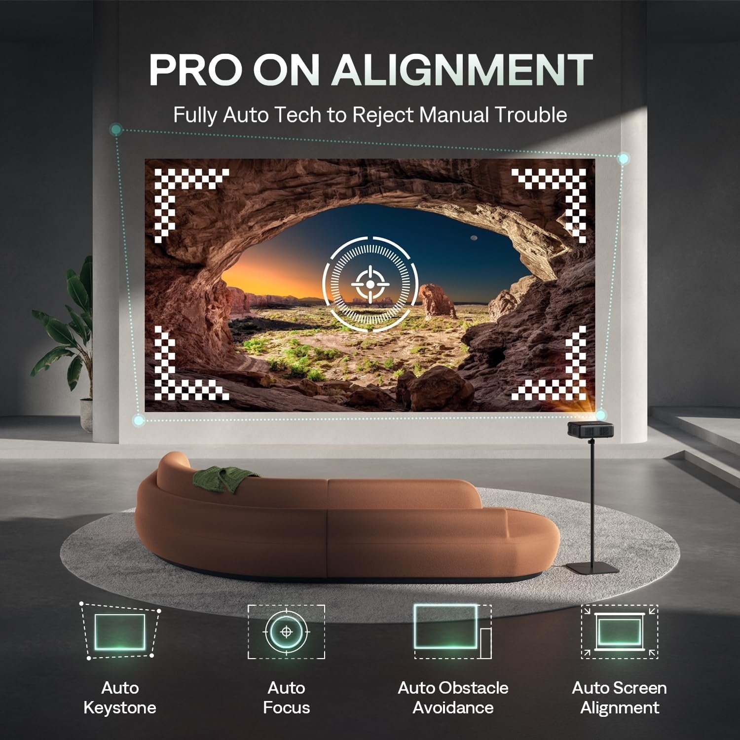 Smart Projector Full HD 1080P met Netflix - 35% Korting!