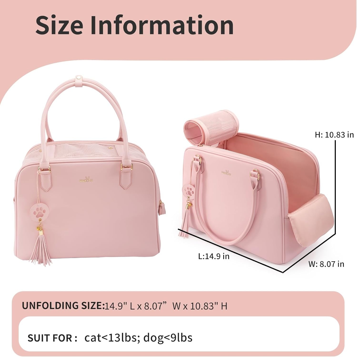 Luchtvaart Goedgekeurde Draagtas Kleine Huisdieren (35% Korting)