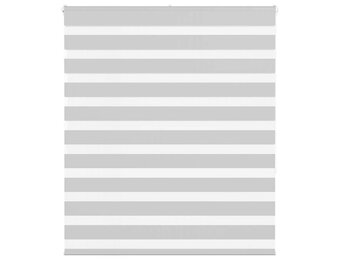 vidaXL Zebra rolgordijn Lichtgrijs - 55% Korting