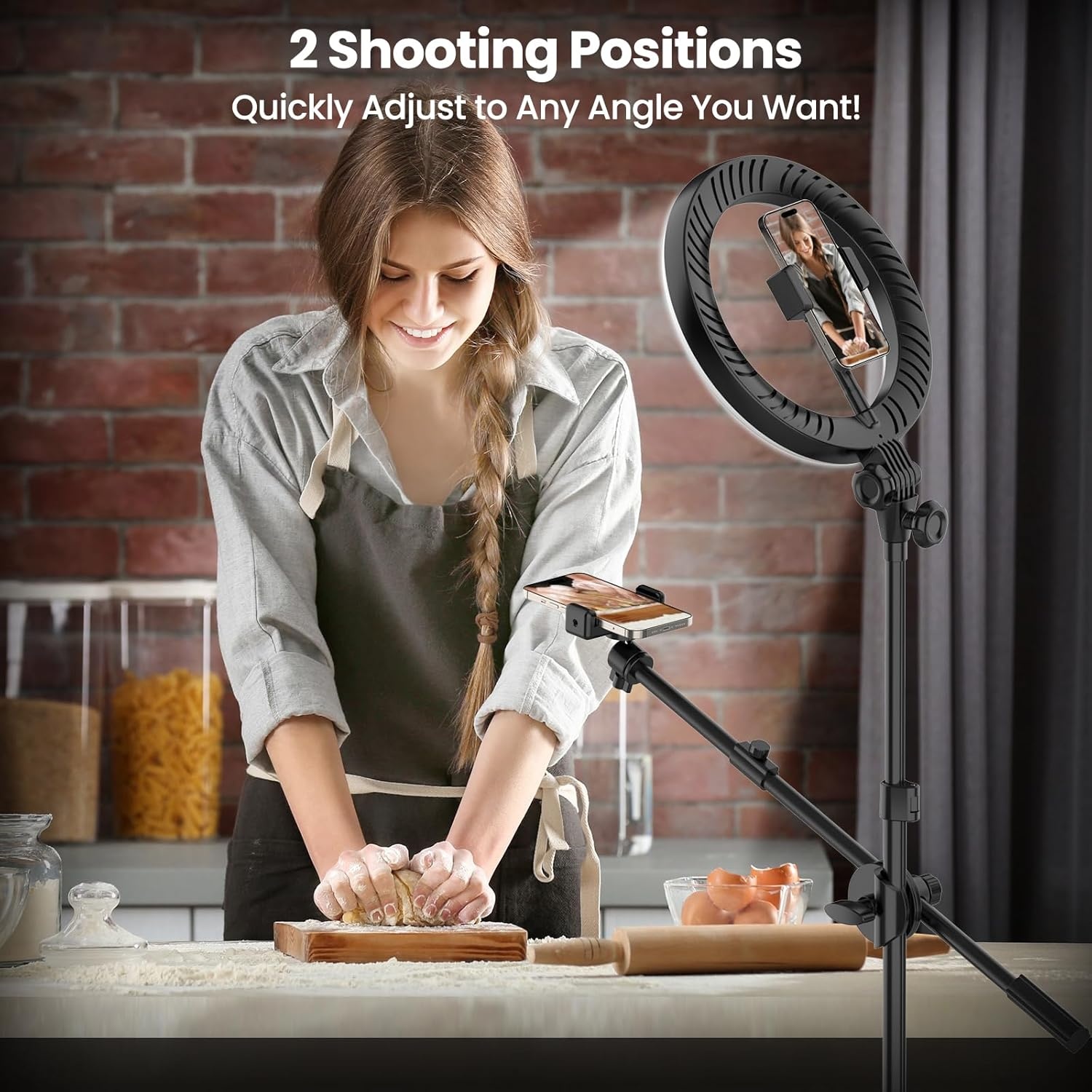 Ringlamp 10,5" met Statief & Afstandsbediening - 36% Korting