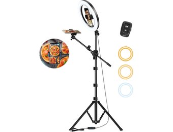 LED Ringlamp 10,5" met Statief - 40% Korting!