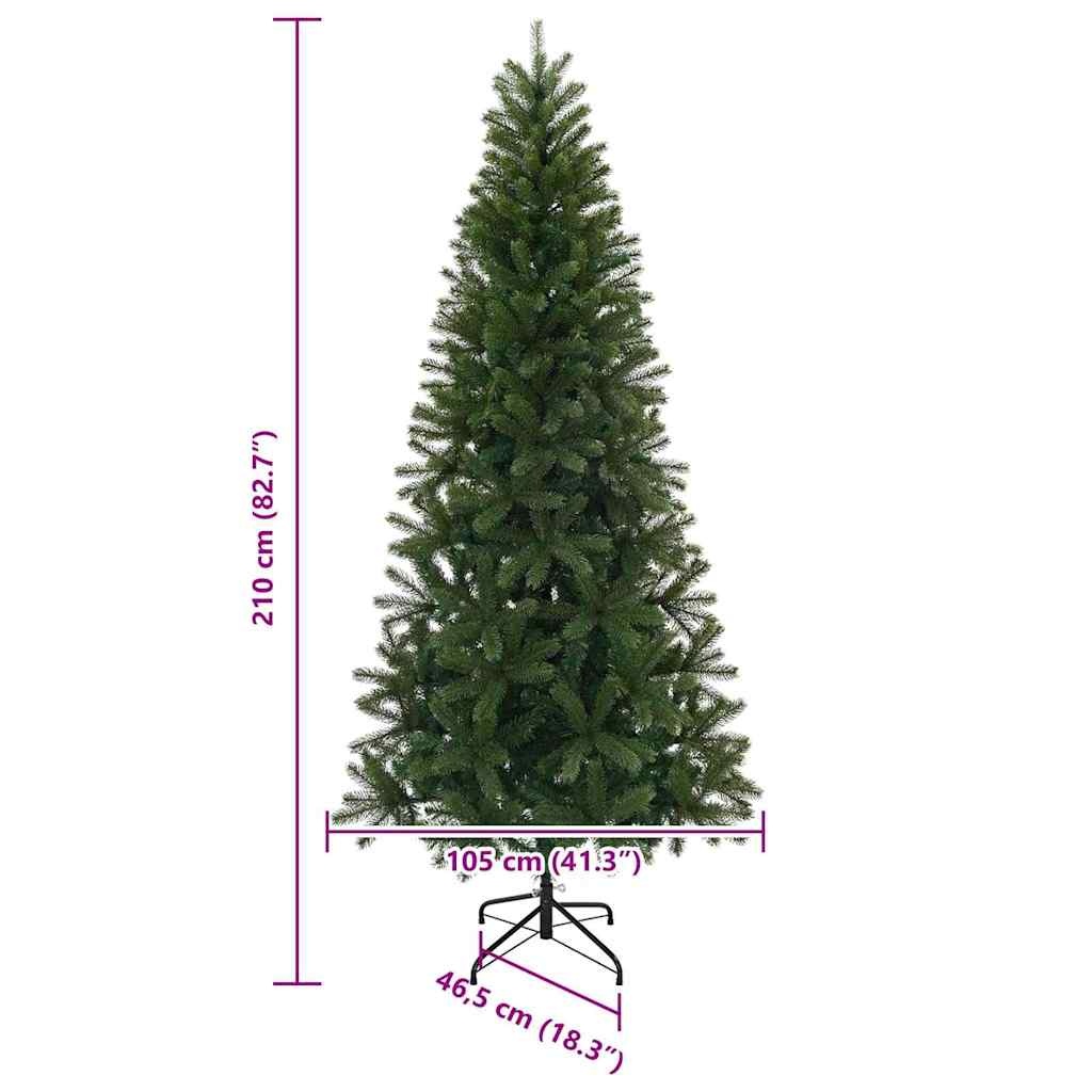 Kunstkerstboom Groen 210cm PVC/PE - 78% Korting