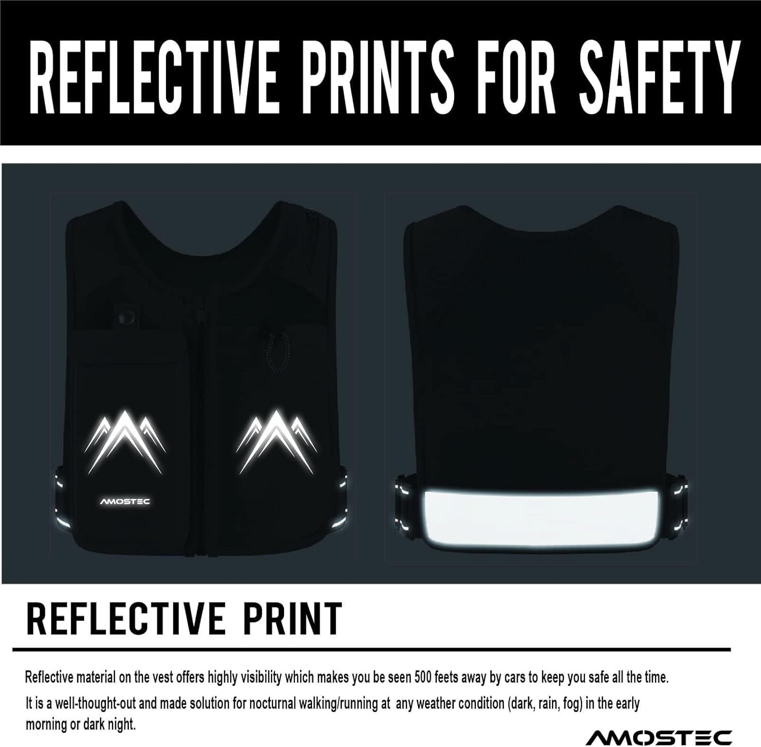 Hardloopvest S/M - Reflecterend & Verstelbaar met Telefoonhouder