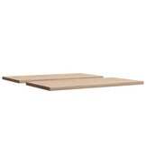 2x Grenenhouten Tafelblad Rechthoekig 60x30 cm - 54% Korting!