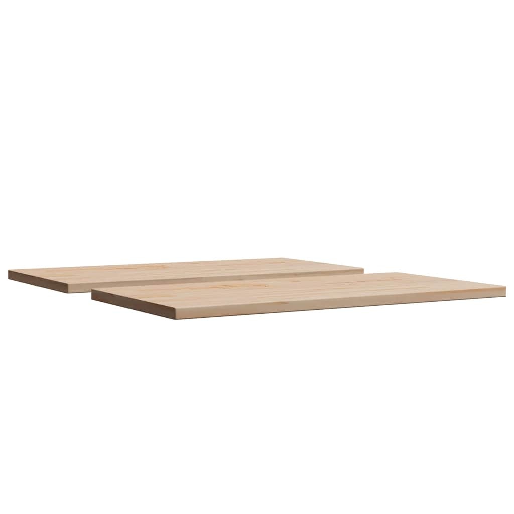 2x Grenenhouten Tafelblad Rechthoekig 60x30 cm - 54% Korting!