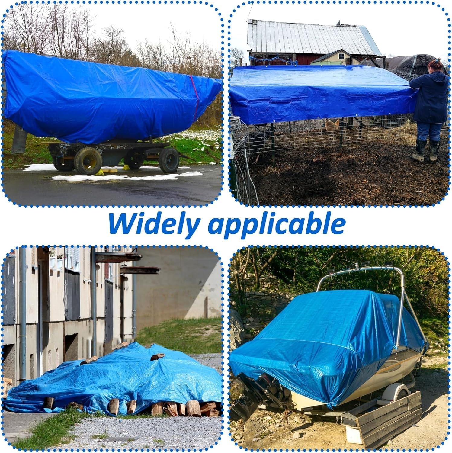 Zwembadmat Onderlegger 400x400cm Blauw PVC | 46% Korting