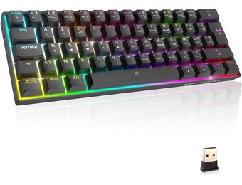 Draadloos Compact Gaming Toetsenbord TKL AZERTY -35% Korting