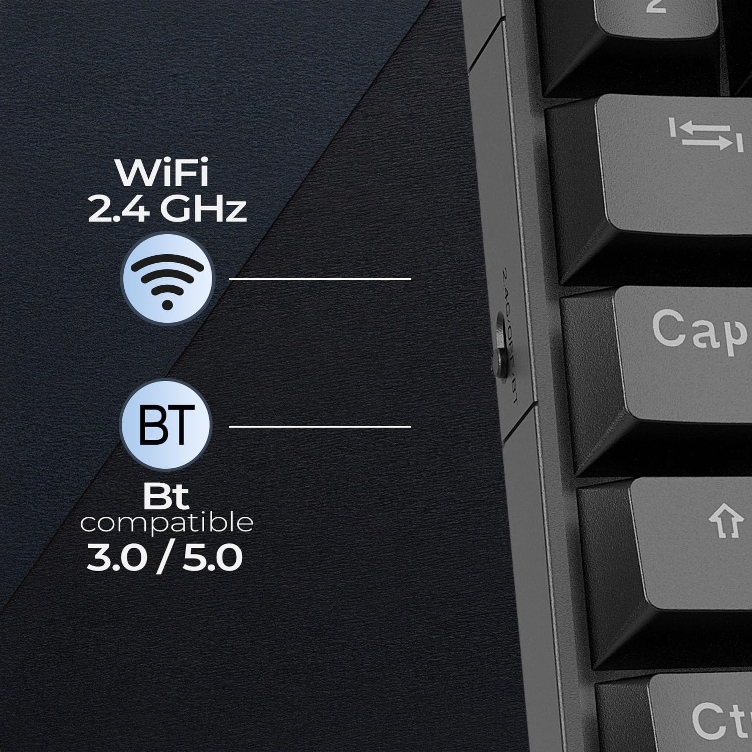 Draadloos Compact Gaming Toetsenbord TKL AZERTY -35% Korting