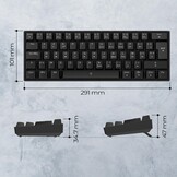 Draadloos Compact Gaming Toetsenbord TKL AZERTY -35% Korting