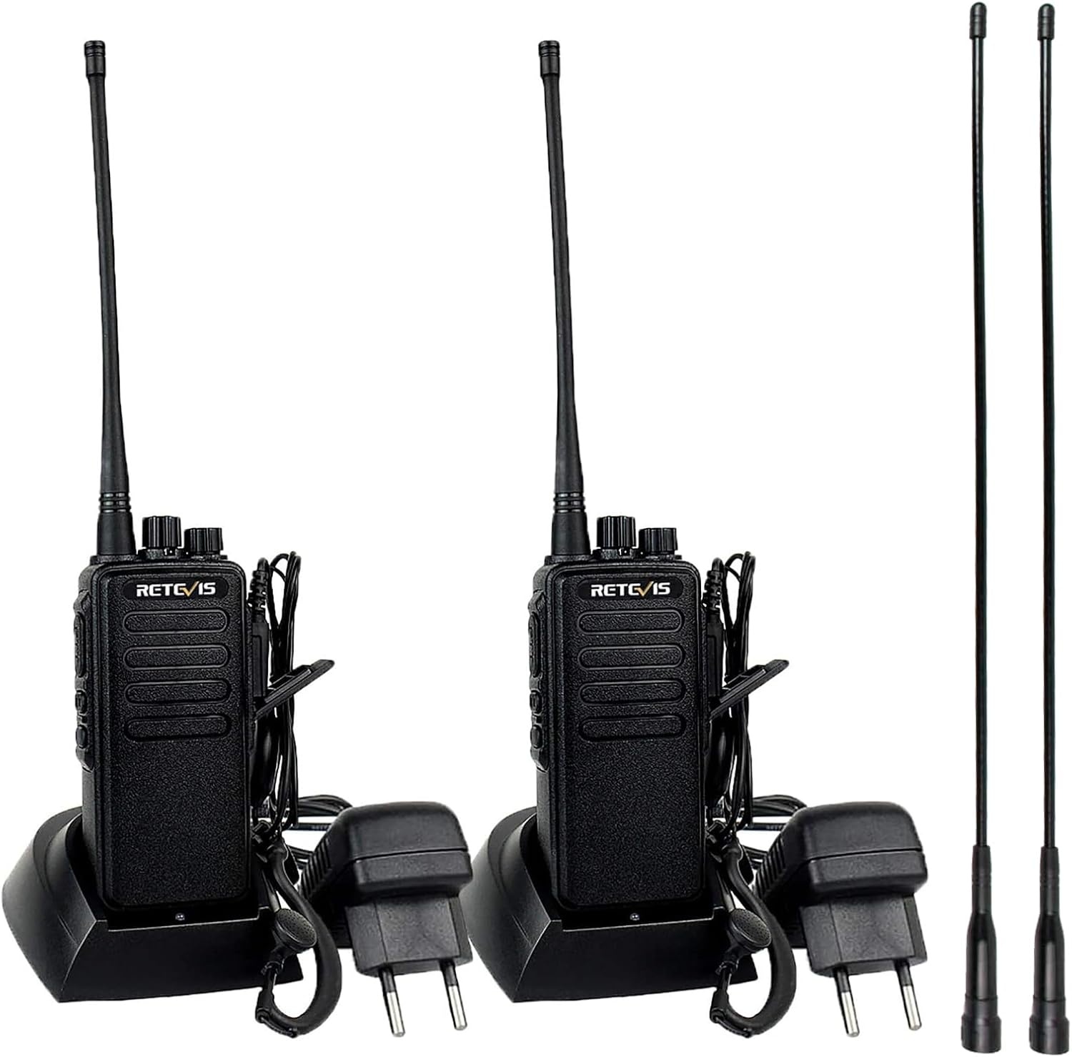 2x Portofoon Walkie Talkie 10km Met Headset - 41% Korting