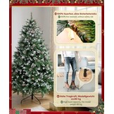 Besneeuwde Den Kerstboom 180 cm | Met Dennenappels | 64% Korting