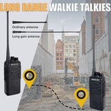 2x Portofoon Walkie Talkie 10km Met Headset - 41% Korting