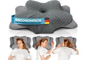 Nekkussen Memory Foam Ergonomisch met Bamboe Hoes - 41% Korting!