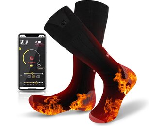 Verwarmde Sokken (Maat 36-48) met 5000mAh Batterij - 35% Korting!
