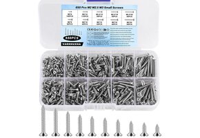 650x Zelftappende Schroeven Assortiment M2-M3 Koolstofstaal - 32% Korting!