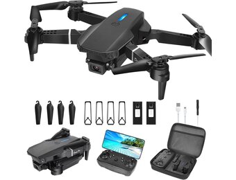 Opvouwbare Drone met HD Camera (1080P) & 2 Accu's - 29% Korting!