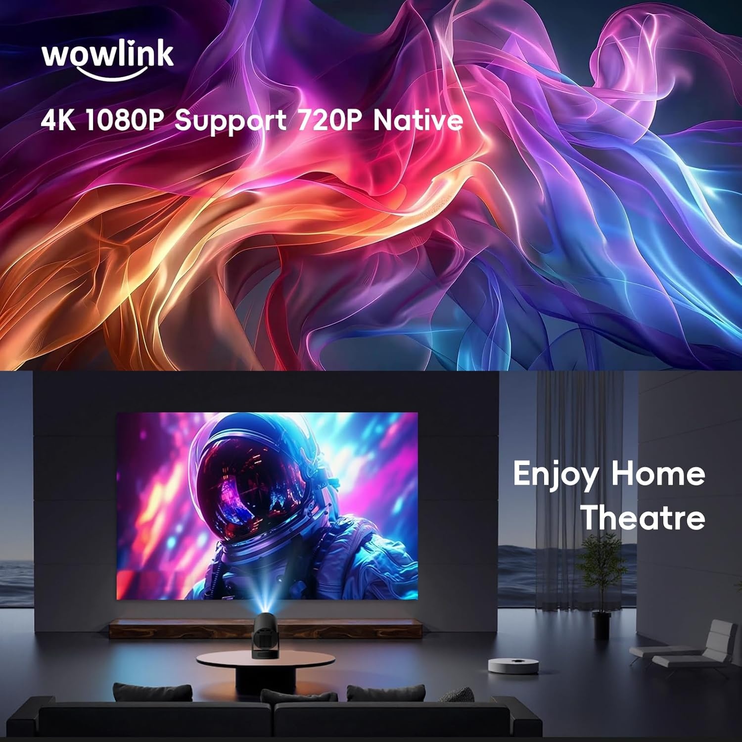 Mini Beamer met Apps & WiFi 6 - 42% Korting!