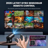 Mini Beamer 4K met WiFi 6 & Bluetooth 5.4 - 29% Korting!