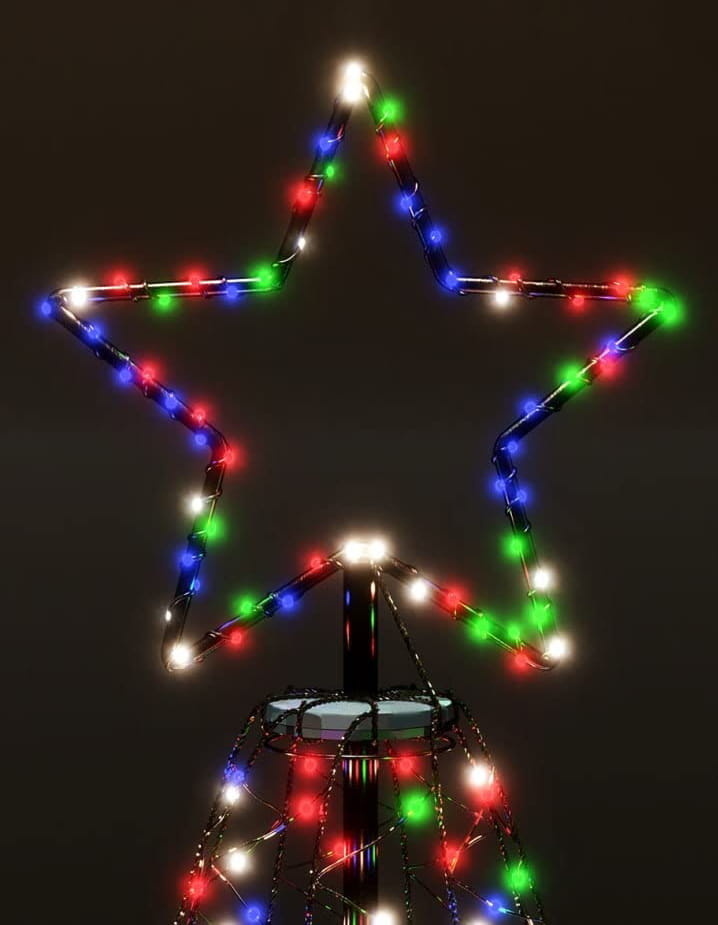 LED Vlaggenmast Kerstboom 300cm - 75% Korting!