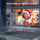 Mini-beamer Full HD 1080p met 5G WiFi & 50% Zoom - 29% Korting!