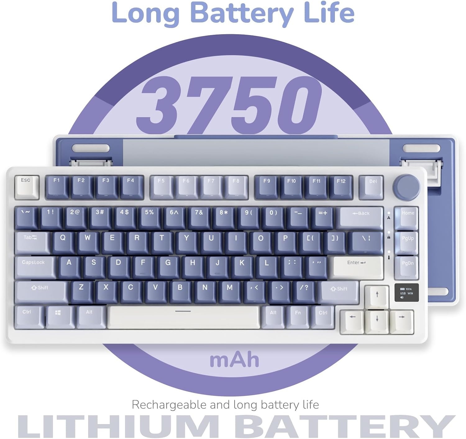 Mechanisch Gaming Toetsenbord Azerty - OLED, RGB, Draadloos - -641% Korting!