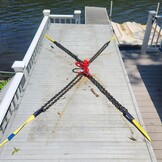 Kettinghanger G80: 6 Ton, 1m, Ø8mm, met Vorkkophaak - 53% Korting!