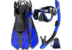 Snorkelset Volwassenen met Flippers - 58% Korting!