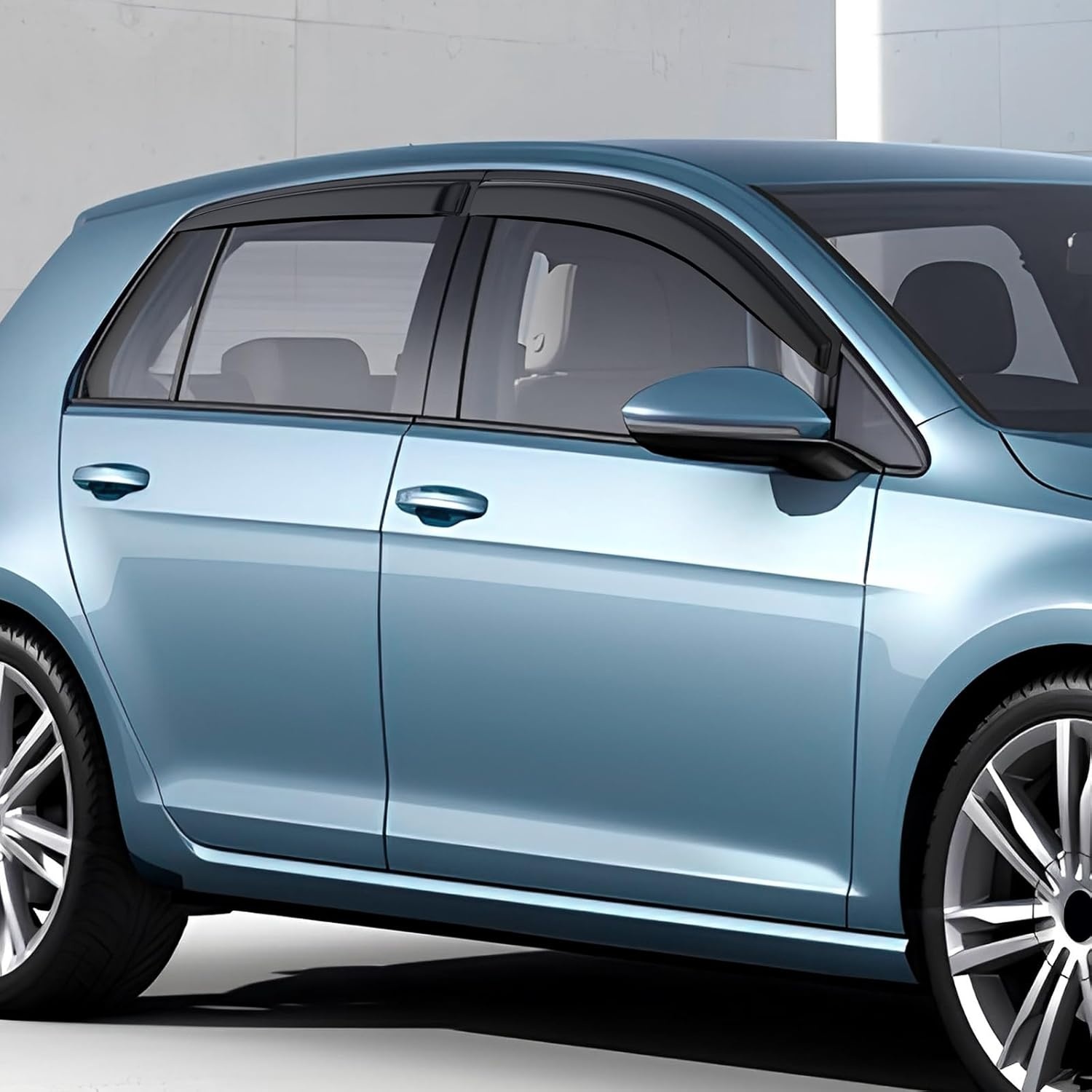 Winddeflectors VW Golf 7 (2014-2020) - 4 stuks Zwart (-47%)