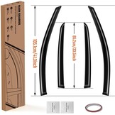 Winddeflectors VW Golf 7 (2014-2020) - 4 stuks Zwart (-47%)