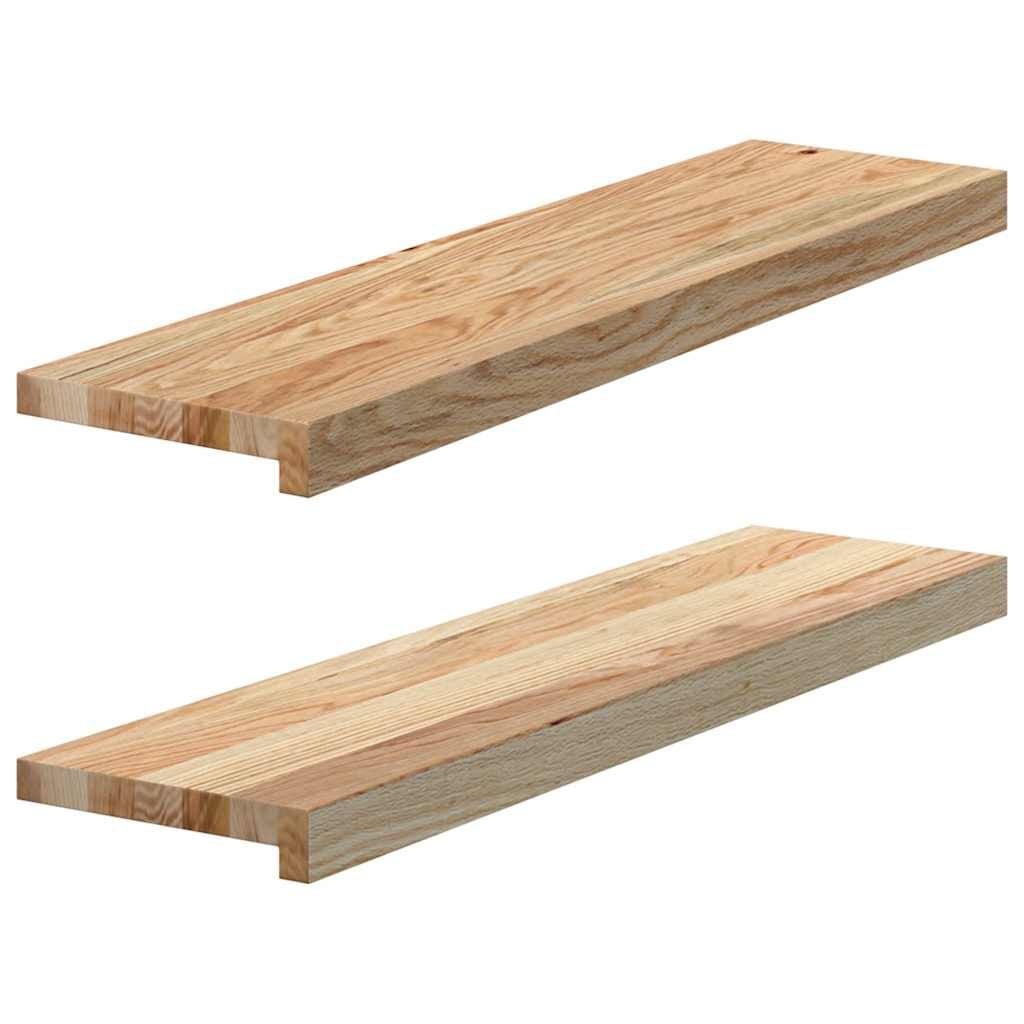 2x Massief Eikenhout Vensterbanken 80x20x2 cm - 56% Korting!