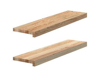 2x Massief Eikenhout Vensterbanken 80x20x2 cm - 56% Korting!
