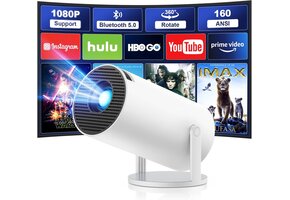 Draagbare Mini-projector 720p / 1080p HD - 36% Korting!