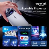 Mini Projector WiFi 6 | 4K Ondersteuning | 29% Korting