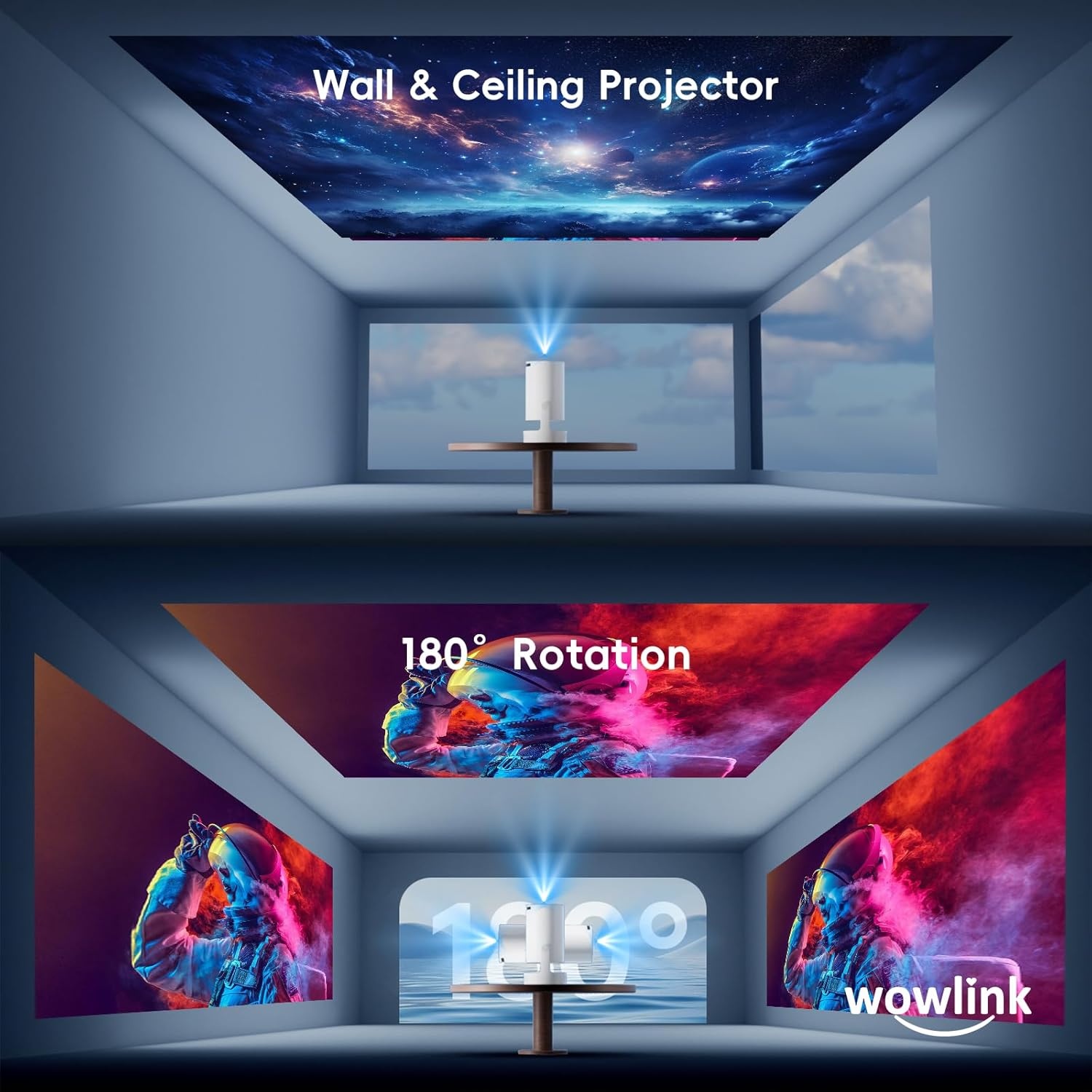 Mini Projector WiFi 6 | 4K Ondersteuning | 29% Korting