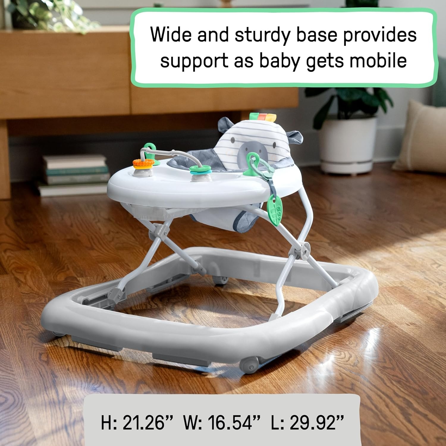 Baby Loopstoel met Speelgoed & 3 Hoogtes - 33% Korting