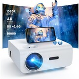Full HD Projector 1080P met 5G WiFi & Bluetooth - 54% Korting