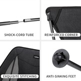 Opvouwbare Moon Chair L - Ultralicht Zwart (29% Korting!)