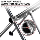 Opvouwbare Moon Chair L - Ultralicht Zwart (29% Korting!)