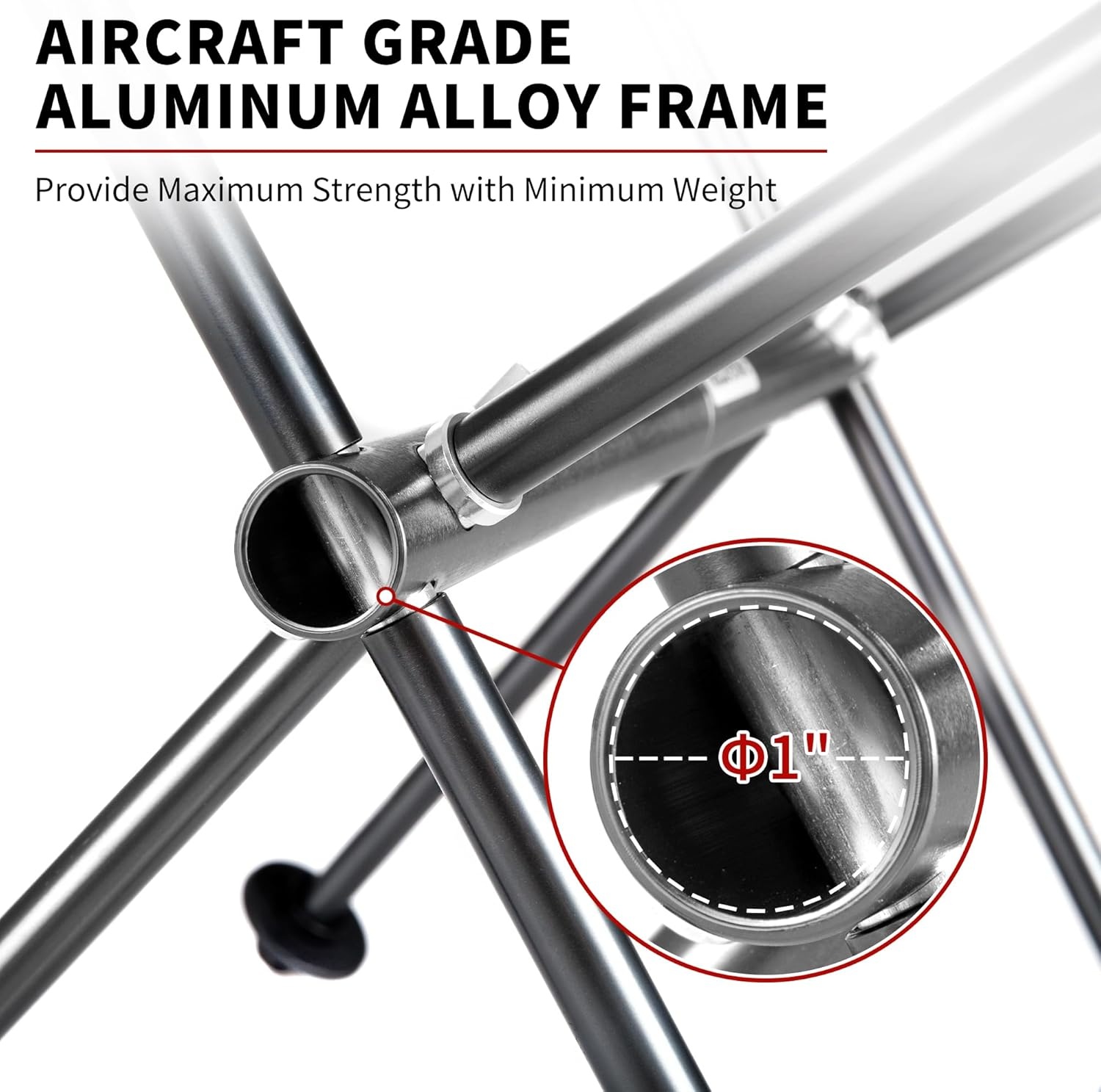 Opvouwbare Moon Chair L - Ultralicht Zwart (29% Korting!)