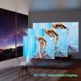Full HD Projector 1080P met 5G WiFi & Bluetooth - 54% Korting
