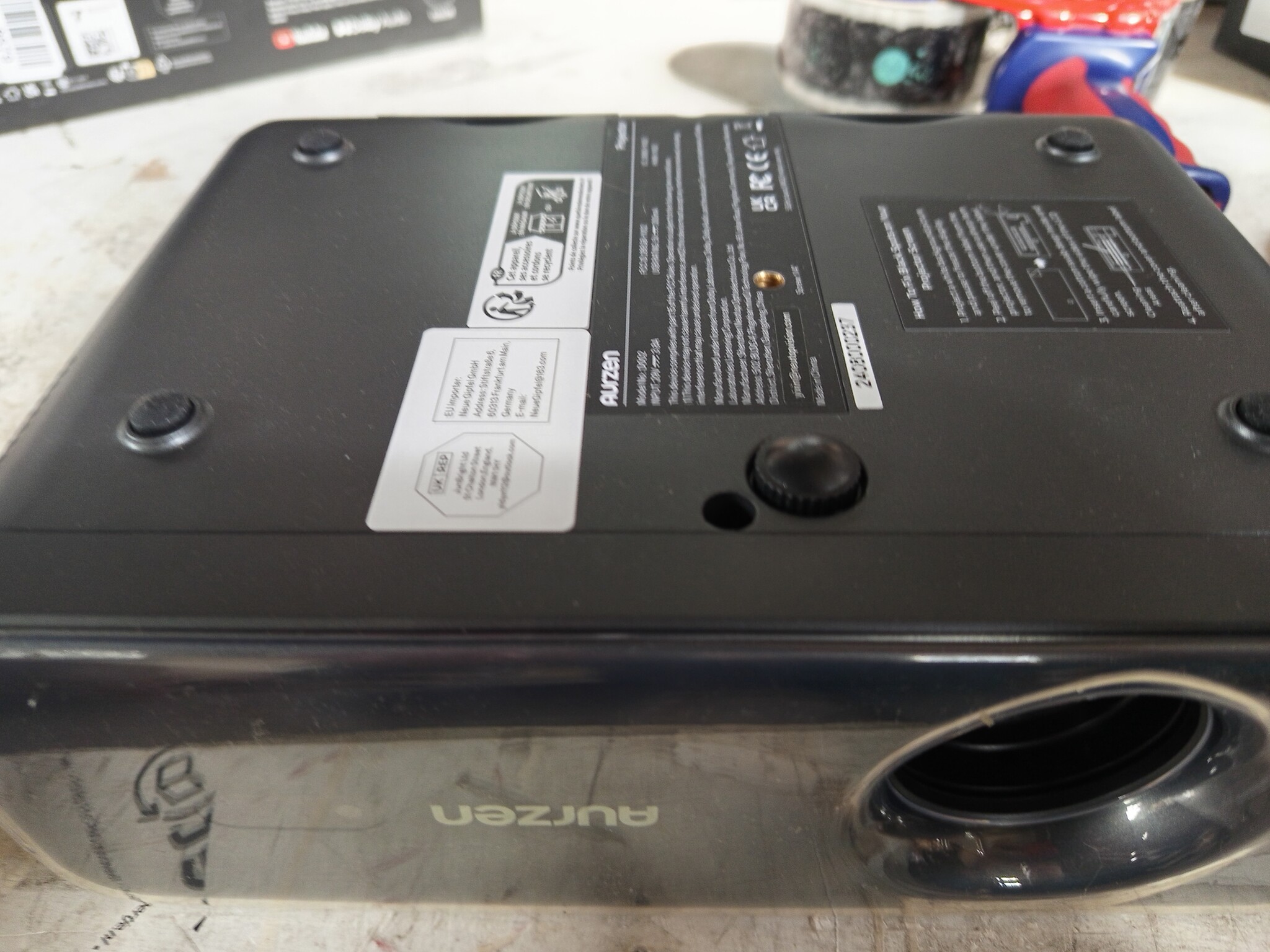 Aurzen EAZZE D1 Pro Smart Projector - Full HD 1080P, 4K Ondersteuning, Dolby Audio, Officiële Netflix