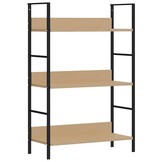 VidaXL Boekenkast 3 schappen Eiken 60x90cm - 53% Korting!