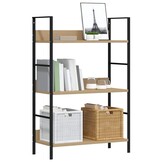 VidaXL Boekenkast 3 schappen Eiken 60x90cm - 53% Korting!